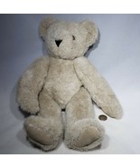 Vermont Teddy Bear Company 16&quot; Tan Teddy Bear Plush 1991 Suede Paws Join... - £17.54 GBP