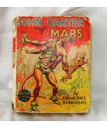 Edgar Rice Burroughs JOHN CARTER OF MARS Whitman Publishing 1940   - £64.83 GBP