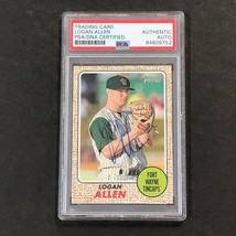 2017 Topps Heritage Minors #85 Logan Allen Signed Card PSA Slabbed Auto ... - £39.86 GBP