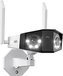 REOLINK 4K WiFi Security Camera with Ultra-Wide Angle, 2.4/5 GHz Plug-in... - $259.99