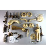 Vintage Estate Gold Plate Louis Seize Lever Faucet Set E639 - £778.49 GBP