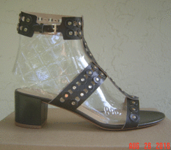 NEW MARC FISHER OLIVE BROWN LEATHER GLADIATOR SANDALS SIZE 8.5 M $89 - $69.65