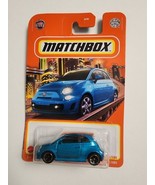 Matchbox 2019 Fiat 500 Turbo 11/100 Blue Metallic HFP29 - £4.66 GBP