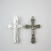 100pcs of Small Alloy Catholic Crucifix Cross Pendant - £19.60 GBP