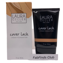Laura Geller Cover Lock Foundation Medium (Cream Foundation) Sealed Full Size - £14.22 GBP