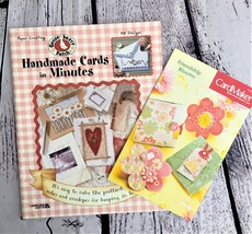 Paper Crafting Handmade Cards in Minutes Book By Gooseberry Patch Leisure Arts - £6.41 GBP
