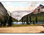 Lago Louise E MT Lefroy Rocky Montagne Alberta Canada Unp DB Cartolina T5 - $3.03