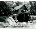 Vtg Postcard RPPC McGregor Iowa Spook Cave Water Wheel Unused - £9.48 GBP