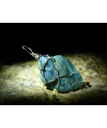 DZAMBALA WEALTH GIVING BUDDHA Rare Dianite Siberian Blue Jade izida haun... - £238.66 GBP
