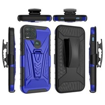 V 3in1 Combo Kickstand Holster Case Cover for iPhone 12 iPhone/12 Pro 6.1″ BLUE - £6.14 GBP