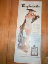 Vintage Skol Suntan Lotion Magazine Advertisement 1950&#39;s - $8.99
