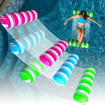 3 Pack Inflatable Pool Floats Adult Size Water Hammock Pool Floaties Toys 4 in 1 - £42.30 GBP