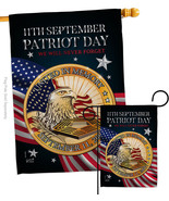 Patriot Day 911 Flags Set 28 X40 Double-Sided House Banner - £39.94 GBP