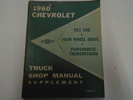 1960 Chevrolet Chevy Truck Workshop Manual Supplement Factory OEM Book U... - $203.75 MXN