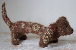 Knitted animal/Knitted Animal Dog/Knitted Dog/Collectable Toy Dog/Knitte... - £80.75 GBP