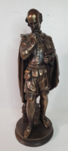 Shakespeare Bronzed Resin Sculpture Oliver Tupton Books 11.75in Vintage ... - £43.48 GBP