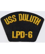 Vintage USN US Navy USS Duluth LPD-6 NOS 4 3/8&quot; Embroidered Hat Or Jacke... - £3.14 GBP