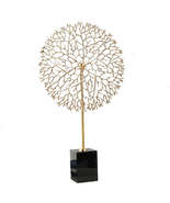 Anyhouz 33cm Luxury Metal Tree Tabletop Home Decor Modern Art Living Roo... - £77.48 GBP