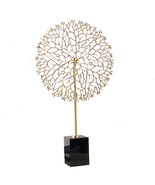 Anyhouz 33cm Luxury Metal Tree Tabletop Home Decor Modern Art Living Roo... - $1,872.17 MXN