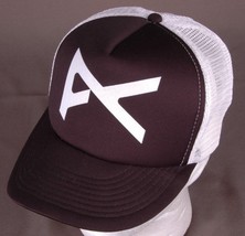 Vtg Skater Trucker Hat-Black-Snapback-I don&#39;t know this brand, help me i... - $20.56