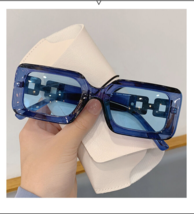 New Women’s Blue Frame Tinted Fashion Sunglasses  - $13.86