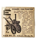 1924 Red E Power Cultivator Plow Advertisement Bosch Magneto Agriculture... - $27.56 CAD