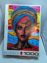 Eurographics Beauty African Queen Puzzle 1000 Piece Jigsaw  Paul Normand... - $24.88