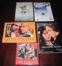 Polish Foreign Film Movies Pan Tadeusz Quo Vadis Etc Region CD-ROM DVD-VCD Lot - £35.18 GBP
