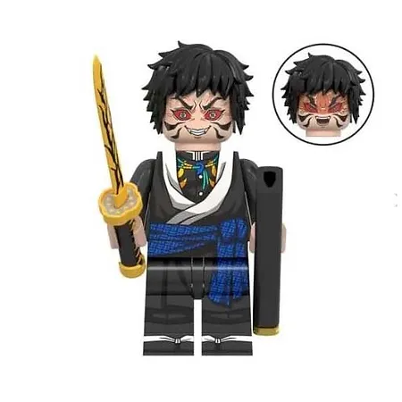 Building Kaigaku Demon Slayer Cartoon TV Show Anime Minifigure Action Fi... - £5.79 GBP