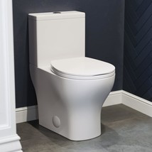 Swiss Madison Well Made Forever Sm-2T257 Glossy White Two Pc. Toilet. - $294.92