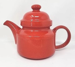 Waechtersbach Teapot Spain Solid Color Red Ceramic Tea Pot Chip U36 - £31.85 GBP