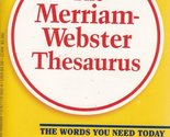 The Merriam Webster Thesaurus Staff of Publisher - $2.93