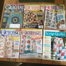 Quilters American Patchwork Quiliting Scrap Quilts Magazine Lot 6 pc. Set - £6.32 GBP
