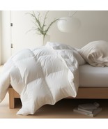 Maple&amp;Stone Feather Down Comforter Queen Size All Season White Down Duve... - $84.92