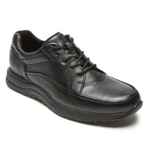 Rockport Men&#39;s Edge Hill II Lace Up Comfort Oxford Shoe Black Size 14 Wide - £108.24 GBP