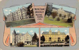 Notre Dame University Notre Dame Indiana 1912 postcard - £5.92 GBP
