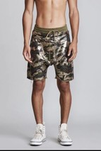 R13 Camo Harem Sequin Shorts - Green. Size X-Small - £228.49 GBP