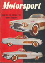 Motorsport - July-August 1955 - Sunbeam Alpine, Dellow Mark Ii, Chrysler 300 Etc - $8.98