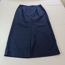 Worthington Women’s Blue Back Zipper Workwear Shirt Size 10 Made In USA - €9,48 EUR