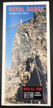 Royal Gorge Canon City CO Colorado Aerial Tramway Incline Railway Brochure Flyer - £7.09 GBP