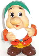 Walt Disney Productions Sneezy Dwarf Squeaky Giant 8&quot; Toy Snow White Vin... - £23.31 GBP