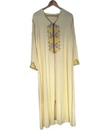 Women Djellaba for, Moroccan Women&#39;s clothes djellaba, Moroccan yellow d... - $1,880.24 MXN