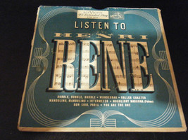 RCA Victor  Listen To Henri Rene - EPB 3076 - 45 RPM Extended Play Double Record - $57.22