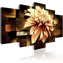 Tiptophomedecor Stretched Canvas Floral Art - Royal Dahlia - Stretched &amp; Framed  - £71.31 GBP+