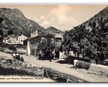 Hotel and Pension Fletschhorn Switzerland UNP DB Postcard Y11 - $5.89