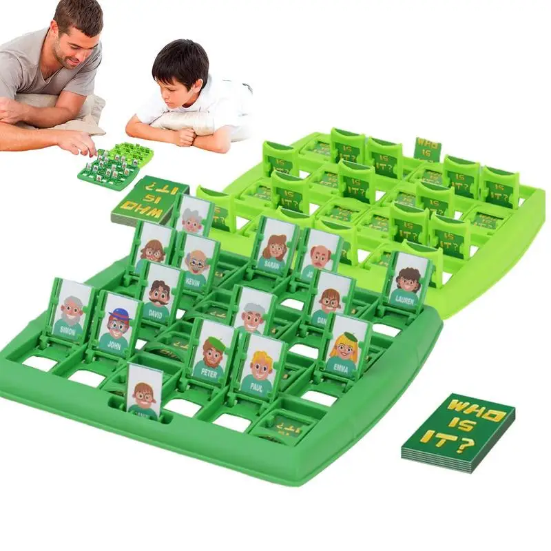 Who I Am Board Game Guess Who I Am Puzzle Game Guessing Game With 96Pcs Cards - £11.03 GBP+