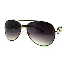 Womens Aviator Sunglasses With Unique Chain Design Temple - £6.93 GBP+