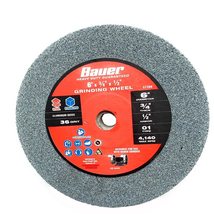 Bauer 15036 6&quot; Bench Grinding Wheel 36 Grit- 6 Inch X 3/4 Inch X 1/2 Inch - £12.78 GBP