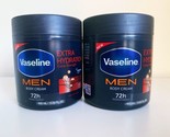 Vaseline Men Extra Hydration Body Cream  Dry Skin - 400ML Lot Of 2 - $49.49