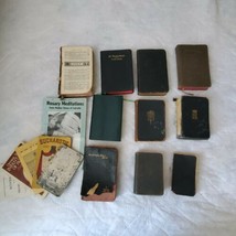 Vintage Antique Catholic Prayer Book Lot Girl&#39;s Guide Lasance Missal Key Pocket - £778.45 GBP